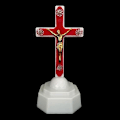 Pikkukuva 1 / 4: LED-valo Kristus Jeesus Ikoniristi Koti Kirkko Rukouskoristeet Kirkkomuistot (FMY) red
