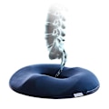 Miniatyrbillede 2 af 4: Ortopædisk Sæde Memory Foam Pude Haleben Coccyx Smertelindring Pude (FMY) Blue