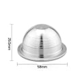 Miniatyrbild 3 av 4: 3 st. återanvändbara kapslar i rostfritt stål, passar Vertuo Vertuoline kaffefilter 70 ml (FMY) As Shown