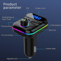 Pikkukuva 3 / 5: Auton Bluetooth 5.0 Fm -lähetin Nopea Usb -auton laturi Mp3-soitin Langaton handsfree-auton sarja (FMY)