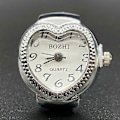 Miniatyrbillede 4 af 4: Hjerteformet Ringur til Kvinder Mænd Analog Quartz Ur Arabiske Tal Skive (FMY) Pink