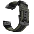 Miniatyrbild 1 av 5: 22 mm Nylonband Passar Garmin Fenix 5/fenix 6 (grön)  (FMY)