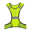 Pikkukuva 1 / 5: Heijastava turvallisuusjuoksuliivi miehille ja naisille - Juoksuvälineet yökävelyyn (FMY) Fluorescent Yellow Without Light
