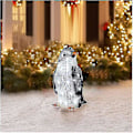 Miniatyrbillede 3 af 5: 3 stk. Lysende Pingvin Julepynt pvc Pingvin Julepynt med Led Mini Lys  (FMY) Small