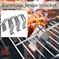 Miniatyrbilde 4 av 5: 6 stk/pakke Tre-hulls grillprobeholder i rustfritt stål (FMY) 6 Pack