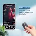 Miniatyrbild 2 av 5: Tik Tok Bluetooth-fjärrkontroll, Tik Tok Scroll Remote Photograph Page Turner, kompatibel med Iphone, Android, Ipad  (FMY)