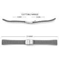 Miniatyrbilde 2 av 3: 20MM Klokkereim Klippbar Flat Hode Grensesnitt Universal Rem For Patek Phillip (FMY) Gray