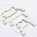 Miniatyrbilde 2 av 5: 78/118/135/189mm R7s Flood Halogen Pære Keramisk Lampe Baseholder Adapter (FMY) R7S-78mm