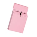Miniatyrbild 1 av 4: Väggmonterad brevlåda med lås, kommentarsfack, betalningshållare (FMY) Pink