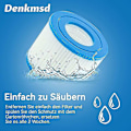 Miniatyrbillede 4 af 5: Vi Filterelementer til Bestway Lay-z-spa, Bw58323 Erstatningselementer til Bestway 58239 (4 stk.)  (FMY)