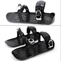 Miniatyrbillede 4 af 5: Mini Ski Skøjter Til Sne - De Korte Skiboard Snowblades - Fastgøres Til Vintersko/snowboardstøvler - One Size Fits All GuanGuan (FMY) 1PCS