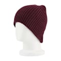 Miniatyrbillede 2 af 3: Mænd Strikket Slouch Beanie Hat Skull Baggy Vinter Varmt Oversize Skateboard Cap (FMY) Wine Red