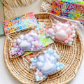 Miniatyrbillede 2 af 5: Taba Katteklo Squishies, Kawaii Stressaflastende Klemmelegetøj til Dyreelskere (FMY) Blue
