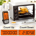 Miniatyrbild 4 av 5: 328ft Trådlös Kötttermometer för Grillning Rökare BBQ Ugn Digital Mat Kökstermometer med 4 Sondes Timer Alarm (FMY)