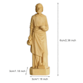 Miniatyrbillede 5 af 5: Sankt Josef Statue 6cm Høj Sankt Josef Figur Resin Tømrer Josef Skulptur Held & Lykke Gave til Hus Salg (FMY) Yellow