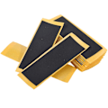 Miniatyrbillede 2 af 5: 20 stk./parti Sort Træ Fingerboard Deck Udskåret Tape Stickers Sort Skum Greb Tape Stickers 38mm*110mm  (FMY) black