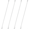 Pikkukuva 1 / 4: 4 kpl Pystylamelliverhojen varaosat Pitkä pystylamelliverhon sauva Verhotanko (FMY) White 30.00X1.00X1.00CM