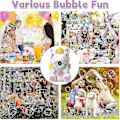 Miniatyrbild 4 av 5: Bubbelmaskin för Barn, Automatisk Bubbelblåsare Leksak för Pojke Flicka Småbarn, Enhörning Bärbar Bubbelblåsare med Bubbelvätska för I (FMY)