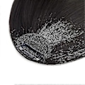 Miniatyrbilde 3 av 5: Clip-in Hårpannelugg Extensions Fransk Hårpannelugg Ryddig Hårpannelugg Hårdeler (FMY) blackbrown 28cm