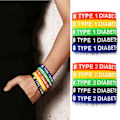 Miniatyrbild 4 av 5: Medicinskt larmband för nödsituationer - Bärbar armband för diabetes typ 1/  (FMY) 2