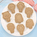 Miniatyrbillede 3 af 4: 8 stk. Cartoon Demon Slayer Biscuits Cutter Moulds Set Cookies Molds Anime Bageværktøj  (FMY)