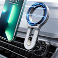 Pikkukuva 1 / 5: Iphone 15:lle tarkoitettu Magsafe-auton pidike, auton puhelintelineet iPhonelle, [helppo asentaa] Handsfree magneettinen puhelinteline autoon, sopii  (FMY)