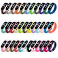 Miniatyrbillede 3 af 5: Rem til Xiaomi Mi Band 5/6 Silikone Armbånd Armbånd Udskiftning Til Xiaomi Band 5 6 Miband  (FMY) Random color