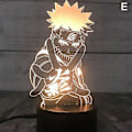 Miniatyrbillede 1 af 4: 3D natlys Naruto-teamet hvirvel Naruto Sasuke Sakura karakter lysdiode natlys (FMY) E