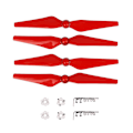 Miniatyrbild 1 av 5: 4st 9450s Propeller För Dji Phantom 4 Pro 4a Advanced Drönare Snabbfäste Blad Cc Cw Propellrar Vinge Med Monteringsbas Reservdelar (FMY) Red