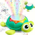 Miniatyrbilde 2 av 5: 1 stk Musikk Skilpadde Leke Med Lys Lyd Utdanningsleke (FMY) 1pc-Turtle Musical Toy