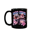Miniatyrbild 1 av 5: Moo Deng Söta Bebisflodhäst Kaffe Mugg, Jag Älskar Dig Moo Deng Mugg (FMY) black