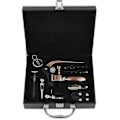 Miniatyrbild 1 av 5: Vinöppnare Set Premium Läderbox Kanin Korkskruv Vinflasköppnare, vinhällare - yujia(FMY)
