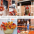 Miniatyrbilde 5 av 5: Høstkrans, Høstdekorasjon, 30 Lyskranser, Gugirlande Av Høstblader, Halloween Juldekorasjon, Thanksgiving Dekorasjon,   (FMY)