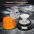 Miniatyrbillede 5 af 5: 2 X Led Blinkende Advarselslampe Strobe Nødlys Lastbil 12v 24v (FMY)
