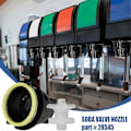 Miniatyrbillede 4 af 5: 3 sæt LEV Soda Coke Ventil Dyse 28545 3.0 Diffuser Intern Mixer til Maskine Udskiftning Reparation Va (FMY) Black