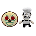 Miniatyrbilde 4 av 5: Peppino Pizza Tower Plussjeleke, Tegneserie Pizzaansikt, Stoppet Søt Dyr Hjemmedekorasjon Husvarmingsgaver For Pizza Tower Spillfans Multi-co  (FMY) Pizza