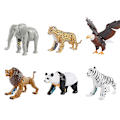 Miniatyrbillede 2 af 5: Læringsmæssige Transformer Dyr Robot Actionfigur Legetøj Gave Til Børn Småbørn Dyrefigurer Model Transformation Legetøj  (FMY) Eagle