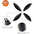 Miniatyrbillede 3 af 5: Parrot Anafi Propeller Parrot Anafi Blade Parrot Anafi Drone Blade 8 stk. Parrot CCW/CW Propeller Blade Props Anafi Foldbare Propeller Pa (FMY)