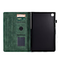 Miniatyrbild 4 av 5: iPad-fodral 10,2 tum 9/8/7:e generation, premium läderfodral med S-pennhållare och automatisk sömn/vakna-funktion (FMY) Dark green