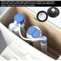 Miniatyrbild 5 av 5: Set med 3 membraner för Siamp flottörventil låg matning för Siamp kulventil membranpackning för Wc  (FMY)