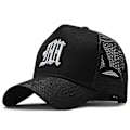 Miniatyrbilde 5 av 5: 56-60CM 61-68cm Storhode Mann Plus Størrelse Baseball Cap Menn Sommer 100% Bomull Mesh Trucker Hat Mann 3d Broderi Snapback Hatter  (FMY) White black 61-68cm