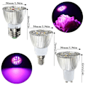 Miniatyrbild 2 av 4: E27 LED-växtlampa, växtlampor 28 LED-växtlampa för hydroponisk växthusorganisk (FMY)