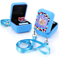 Miniatyrbillede 1 af 5: Silikoneetui til Bitzees interaktive digitale kæledyrlegetøj, beskyttende hylster med snor til Bitzee virtuelle elektroniske kæledyr tilbehør  (FMY) Blue