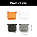 Miniatyrbilde 3 av 5: Pakke med 5 stk. Kamera Hotshoe Dekselbeskyttere for ZV1M2 ZV1F/E10 A6000 Reparasjon (FMY) Orange