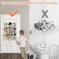 Miniatyrbilde 4 av 5: 3-lags treplysset nett for bamser, bamse-nett eller hengekøye, lite nett for oppbevaring av bamser, bamse-nett (FMY) CreamyWhite