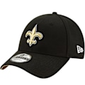 Miniatyrbilde 1 av 2: 9FORTY New Orleans Saints The League NFL Justerbar Baseballcaps (FMY) Black One Size