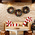 Miniatyrbild 2 av 5: Soffa Kudde Stil Jul Kudde Vardagsrum Bil Kudde Loop Godis Kudde B  (FMY) As Shown