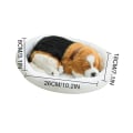 Miniatyrbild 4 av 5: Simulering Plyschdjur Leksak Realistisk Sovande Plysch Andas Hund Kommer Att Ringa Med Tygmatta Sovande Dockan Plysch Leksak Barnpresenter (FMY) E