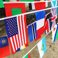 Miniatyrbilde 2 av 5: 100 Land String Flagg Internasjonalt Vimpel Vimpel Banner Dekorasjon  (FMY)