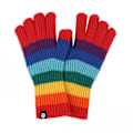 Miniatyrbillede 1 af 5: Varme Vinter Touchscreen Handsker Søde Stribede Handsker Julevanter Regnbue (FMY) Red finger rainbow